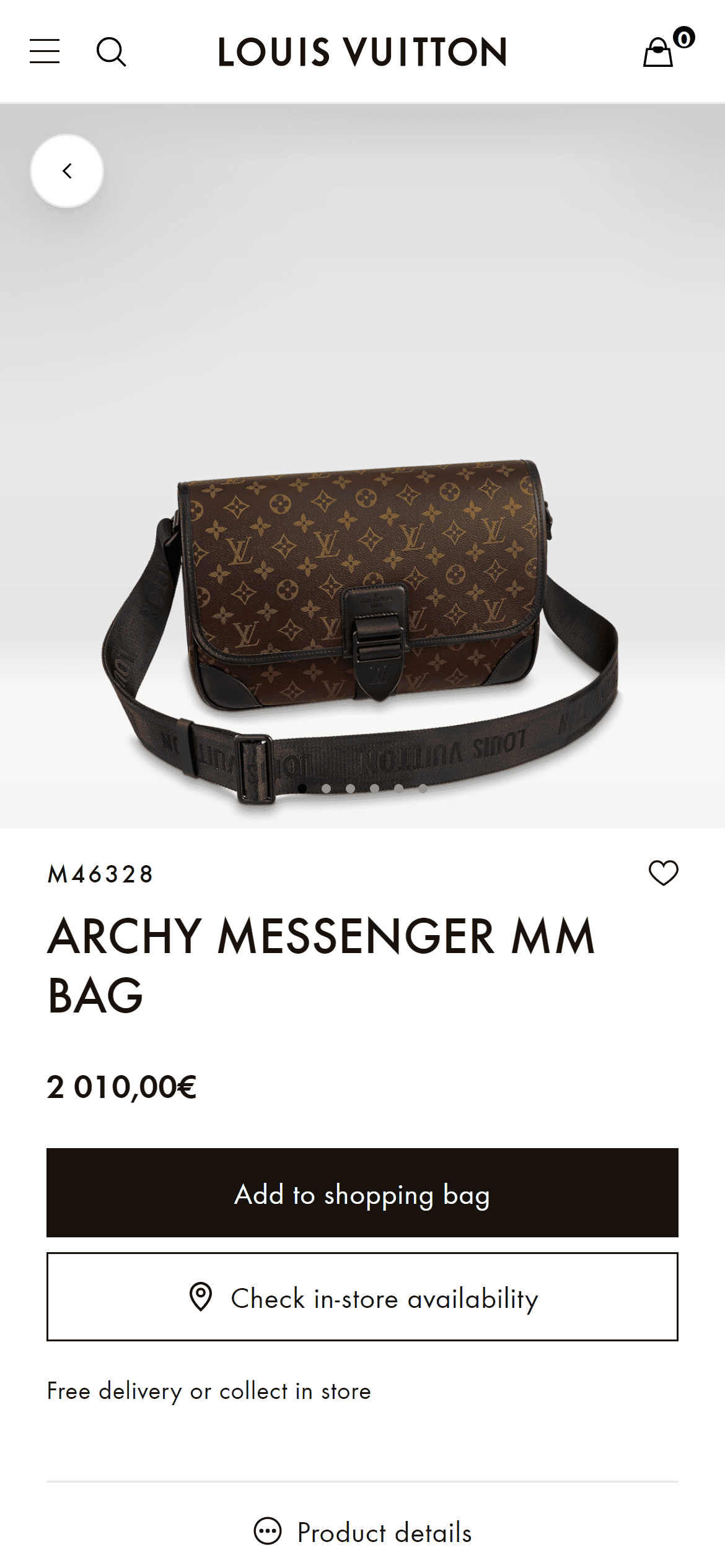 Archy Messenger MM Bag Monogram Macassar Canvas - Bags M46328