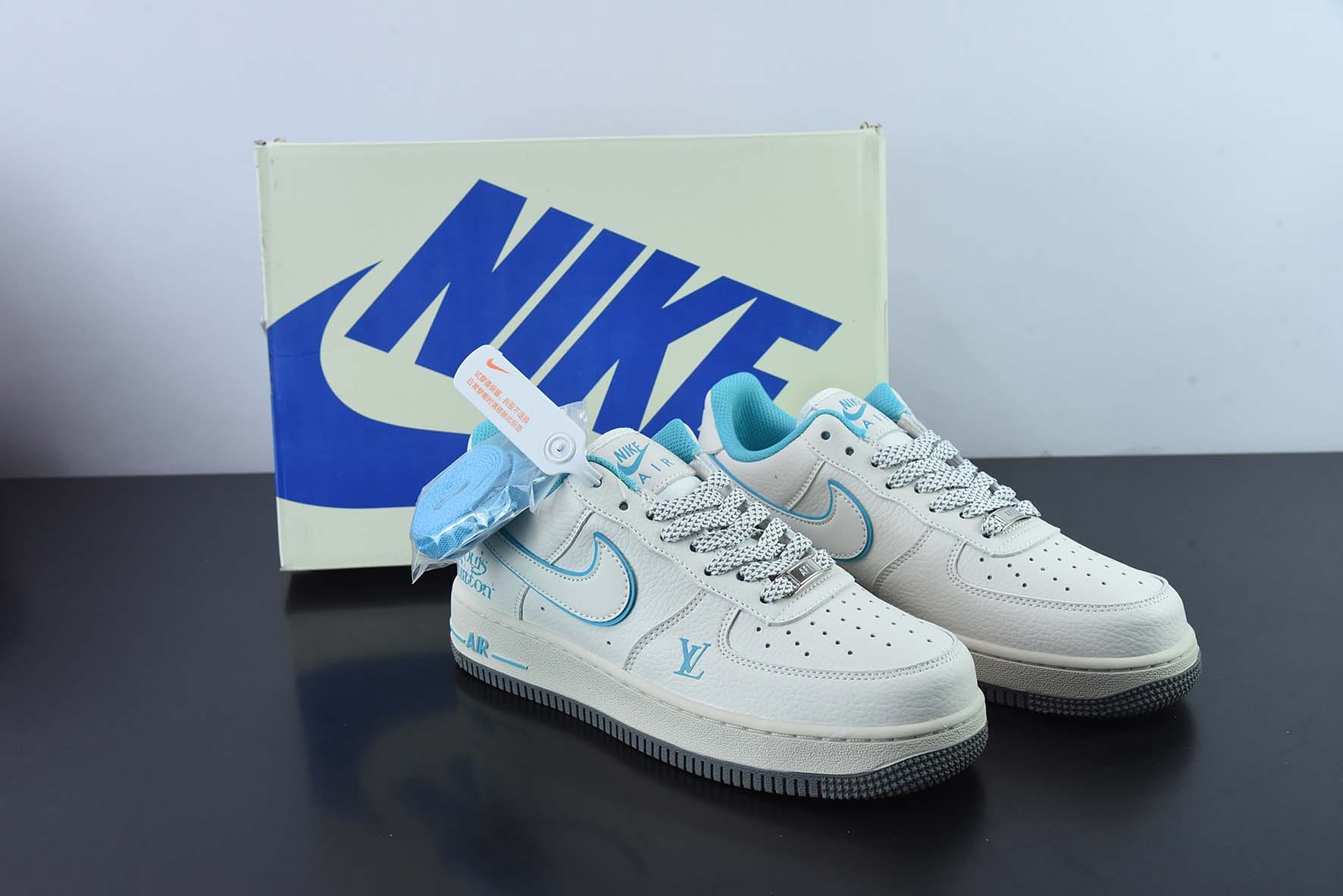 NIke Air Force 1 '07 Low “LV联名–冰蓝满天星”低帮休闲板鞋空军一号