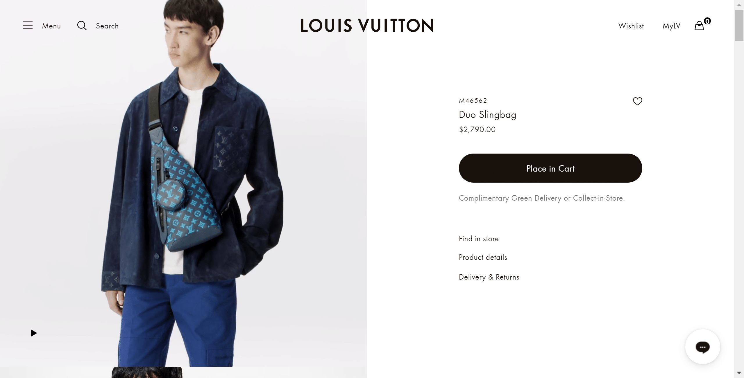 Louis Vuitton Duo Sling bag M46562 