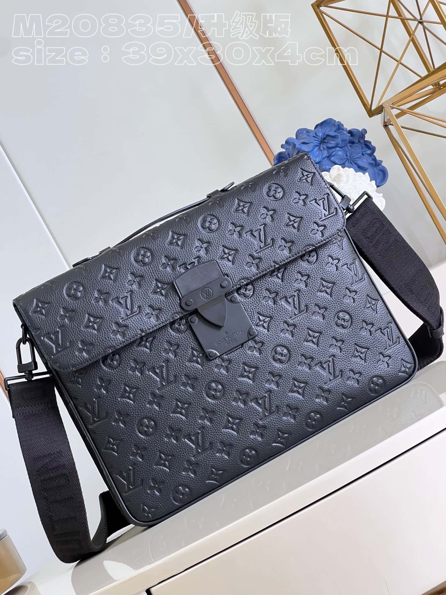 Louis Vuitton Monogram Plain Leather Logo Business & Briefcases (S LOCK  BRIEFCASE, M20835)