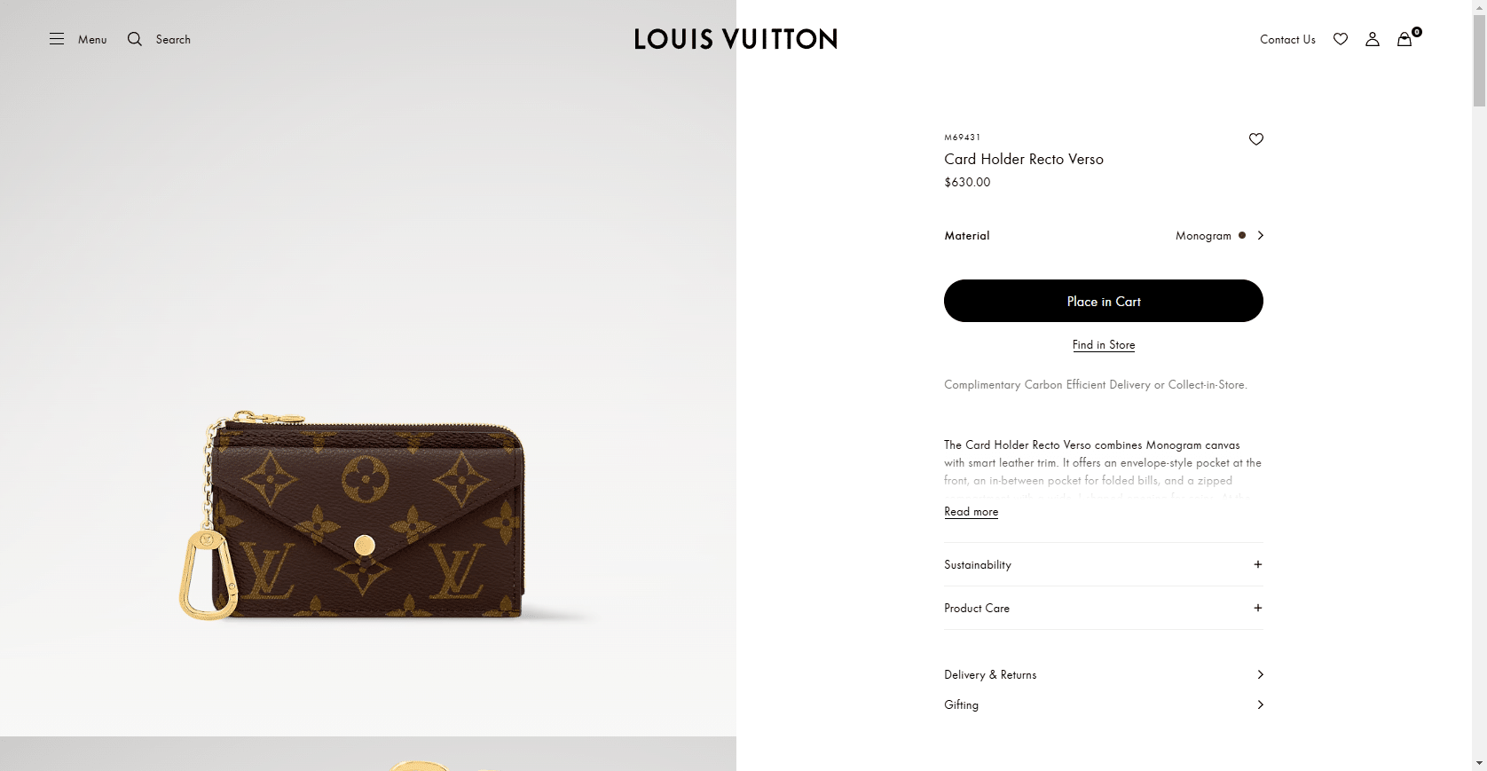 Card Holder Recto Verso Wallet w Pockets LOUIS VUITTON ® 03 04 2025 07 49 PM