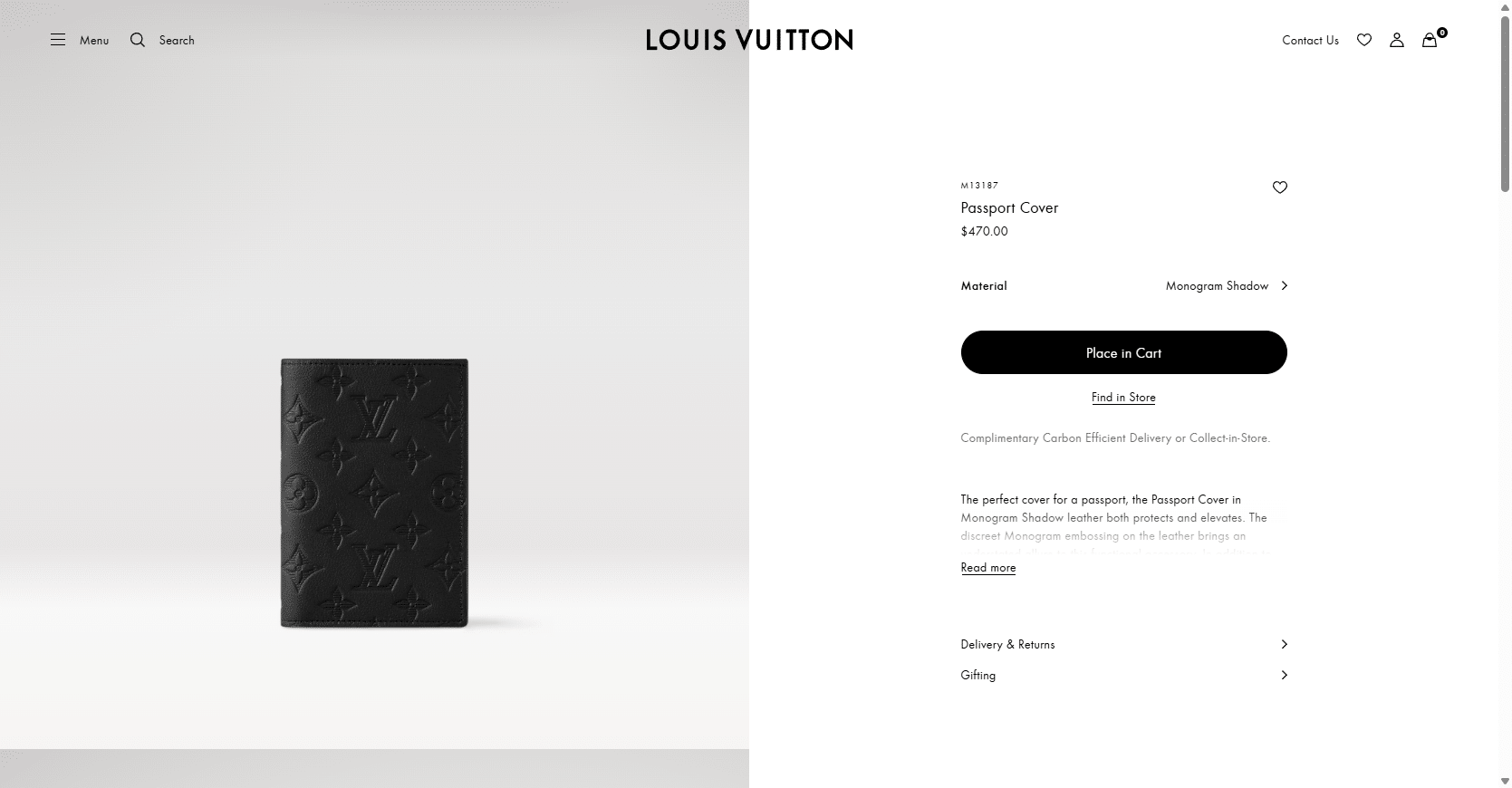 Passport Cover G65 Men Travel LOUIS VUITTON ® 03 17 2025 02 28 PM