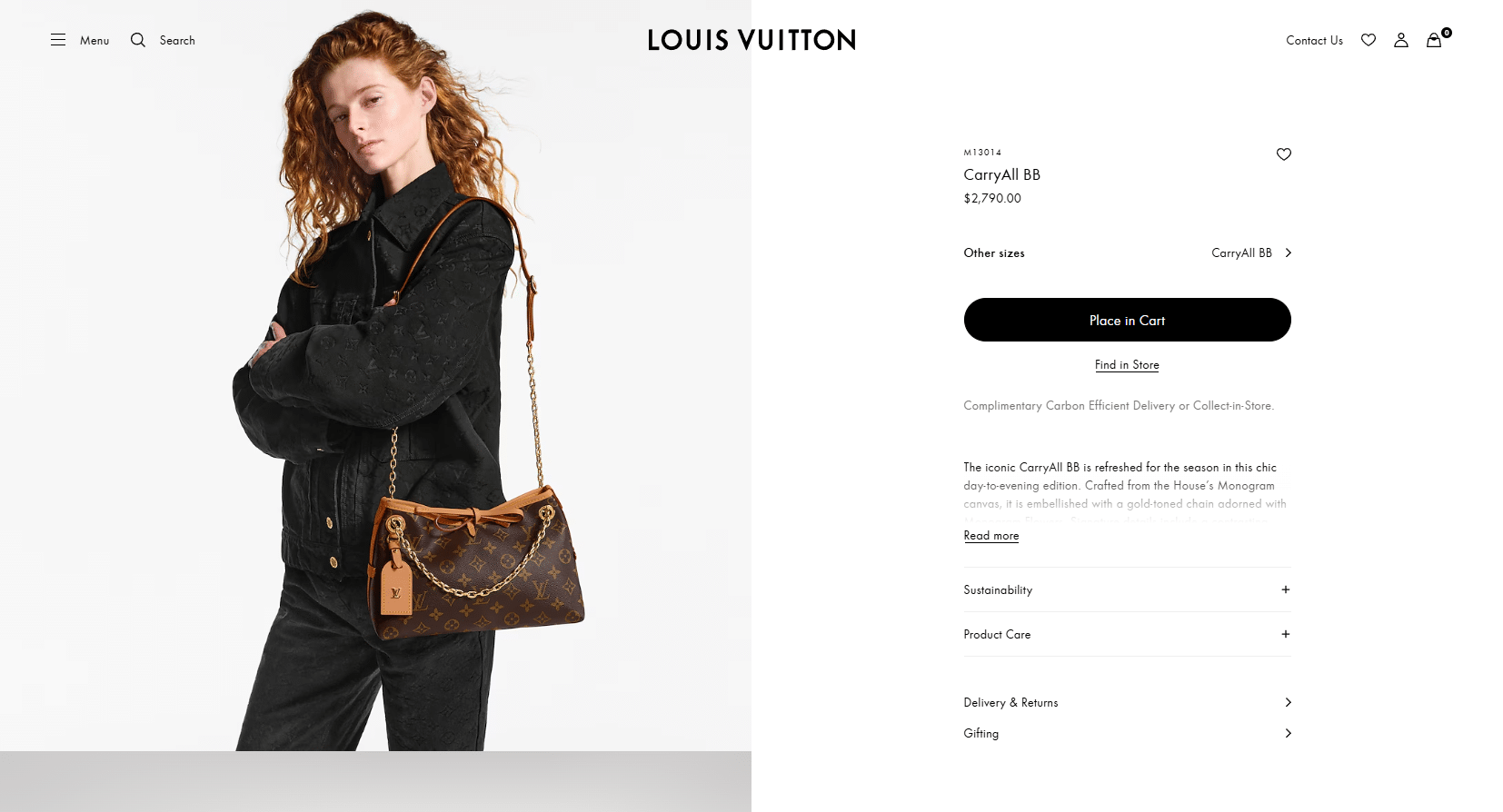CarryAll BB Monogram Women Handbags LOUIS VUITTON ® 03 26 2025 02 26 PM