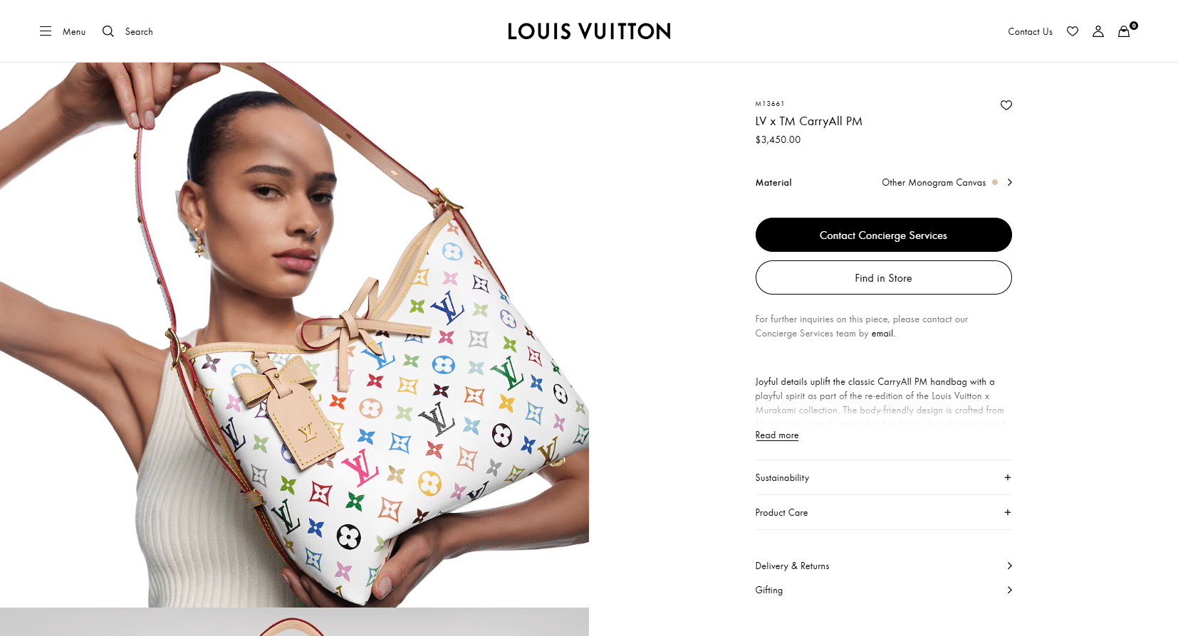 LV x TM CarryAll PM Other Monogram Canvas Women Handbags LOUIS VUITTON ® 03 26 2025 02 54 PM