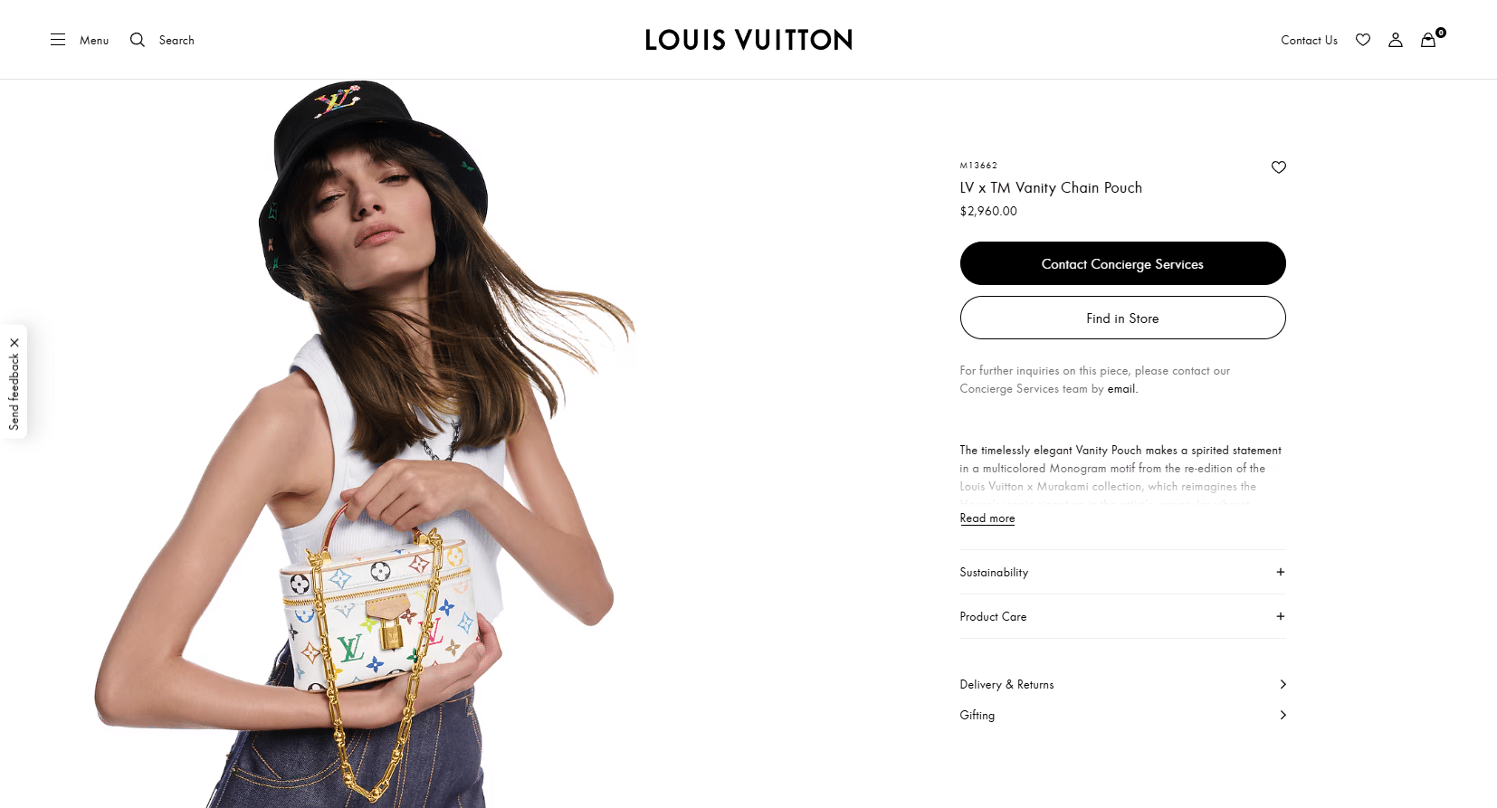 LV x TM Vanity Chain Pouch Other Monogram Canvas Women Small Leather Goods LOUIS VUITTON ® 03 31 202