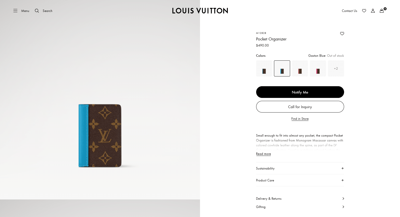 Pocket Organizer Monogram Macassar Canvas Men Small Leather Goods LOUIS VUITTON ® 04 15 2025 07 40 P