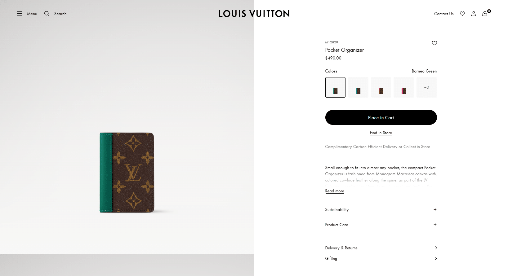 Pocket Organizer Monogram Macassar Canvas Men Small Leather Goods LOUIS VUITTON ® 04 15 2025 07 52 P