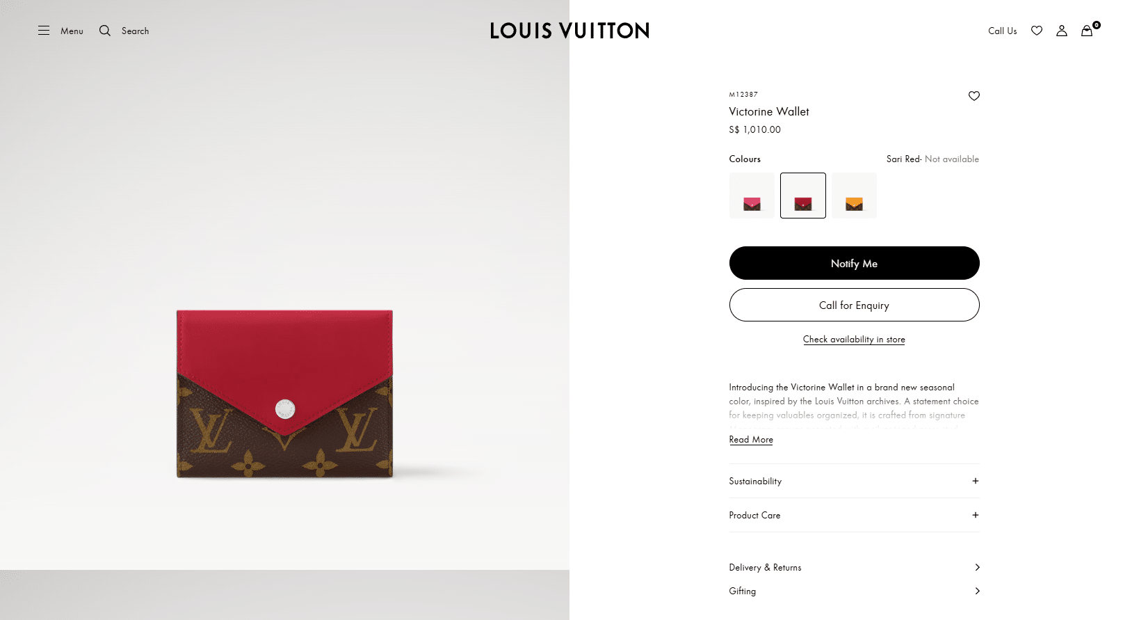 Victorine Wallet Monogram Wallets and Small Leather Goods LOUIS VUITTON 04 15 2025 07 38 PM
