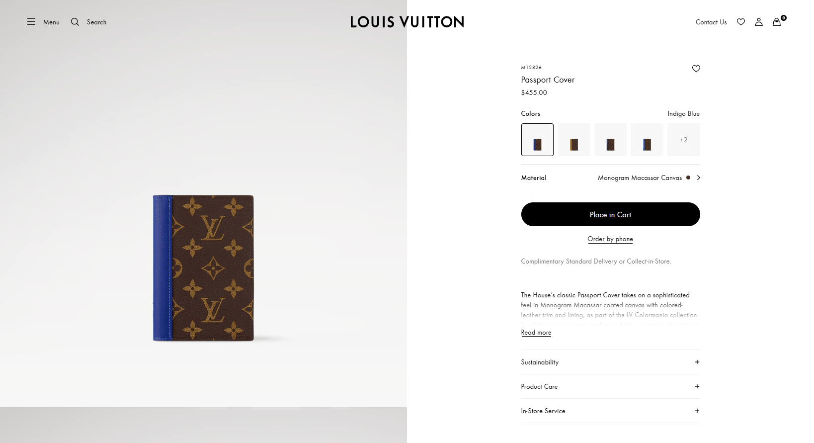 Passport Cover Monogram Macassar Canvas Men Travel LOUIS VUITTON ® 04 22 2025 11 25 AM
