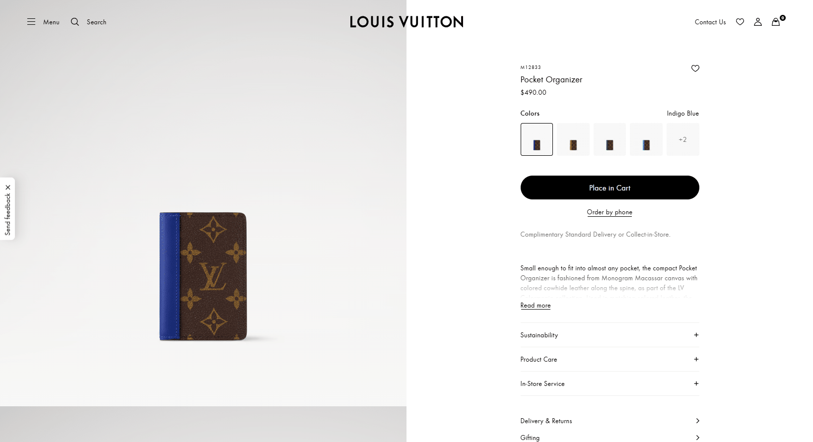 Pocket Organizer Monogram Macassar Canvas Men Small Leather Goods LOUIS VUITTON ® 04 22 2025 11 34 A