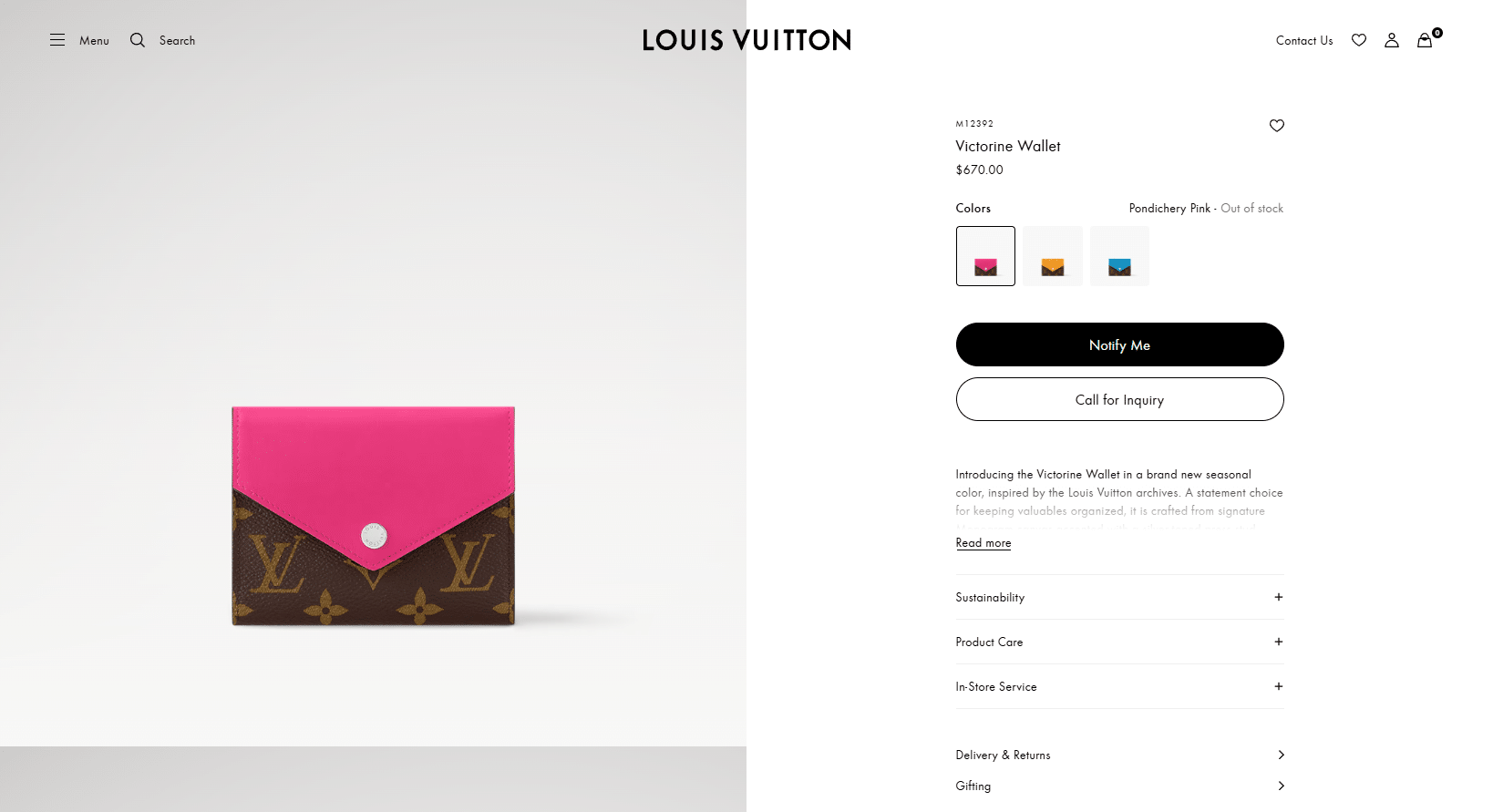 Victorine Wallet Monogram Women Small Leather Goods LOUIS VUITTON ® 04 22 2025 11 32 AM