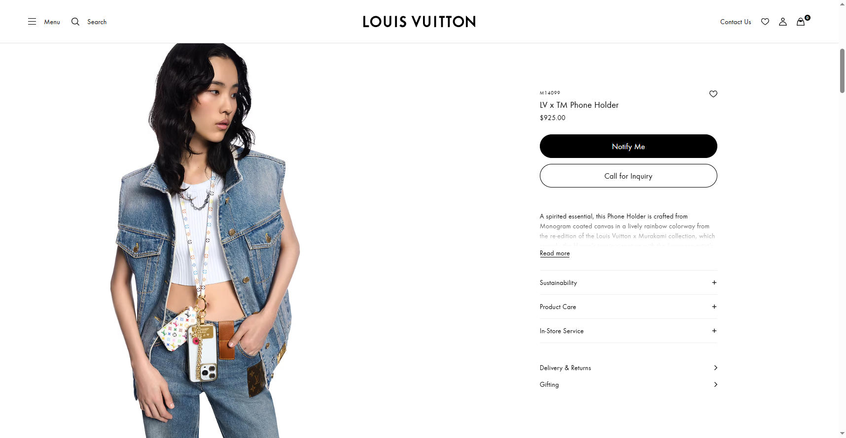 LV x TM Phone Holder Other Monogram Canvas Women Small Leather Goods LOUIS VUITTON ® 04 29 2025 11 3