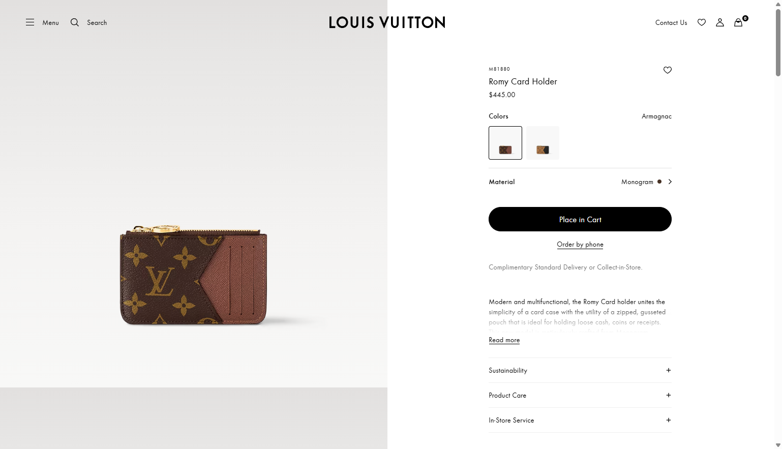 Romy Card Holder Monogram Women Small Leather Goods LOUIS VUITTON ® 05 20 2025 03 27 PM jpg
