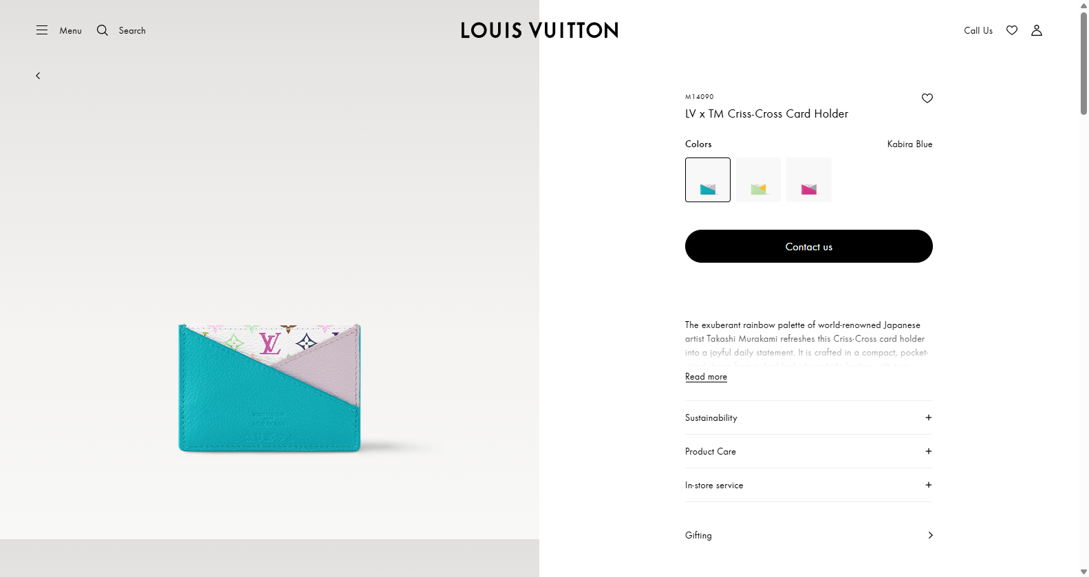 LV x TM Criss Cross Card Holder Monogram Empreinte Leather Wallets and Small Leather Goods LOUIS VUI