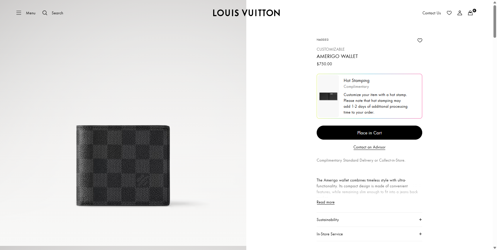 AMERIGO WALLET Damier Graphite Canvas Men Personalization LOUIS VUITTON ® 08 14 2025 04 23 PM jpg