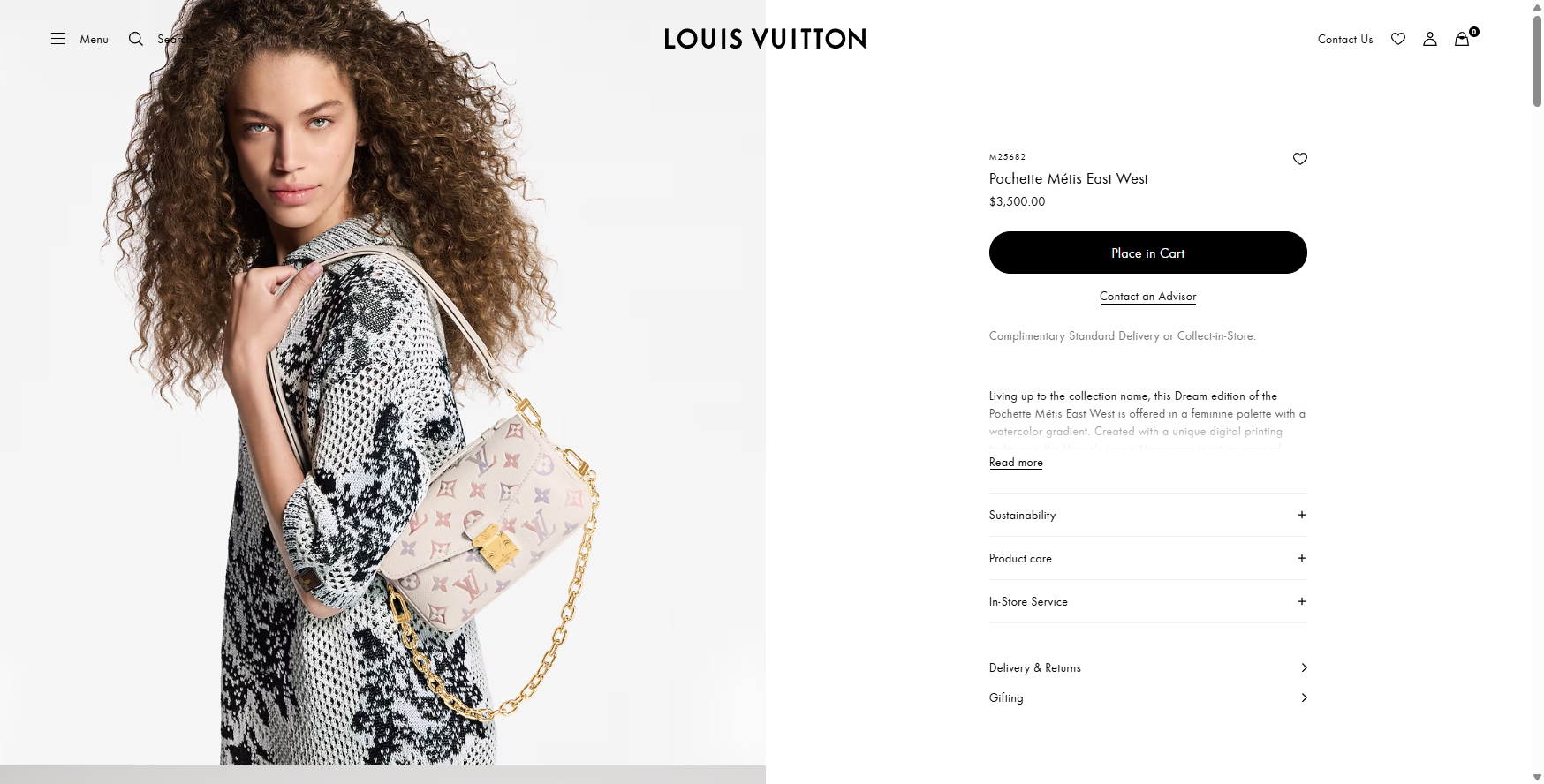 Pochette Métis East West Monogram Empreinte Leather Women Handbags LOUIS VUITTON ® 08 23 2025 10 18
