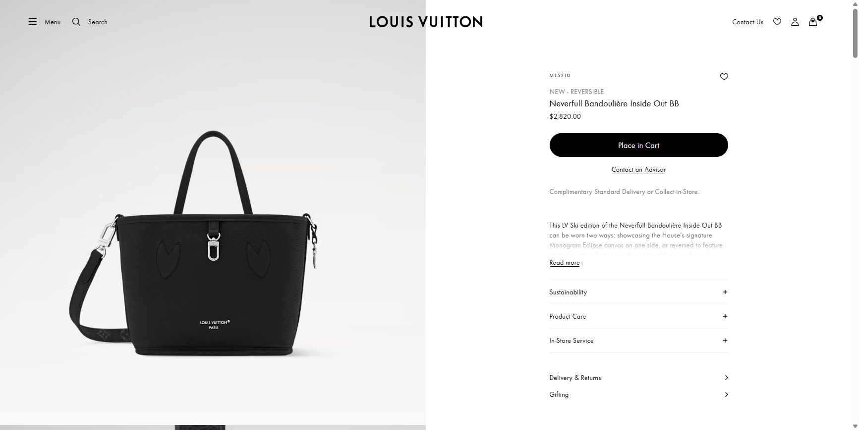 Neverfull Bandoulière Inside Out BB Monogram Eclipse Bags and Small Leather Goods Women s Bags LOUIS